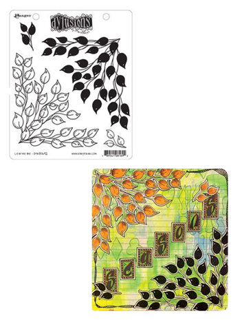 Ranger Dyan Reaveley Dylusions Stamps Leaf Me Be (DYR81692) (DISCONTINUED) Ranger Dyan Reaveley Dylusions Stamps Leaf Me Be (DYR81692) (DISCONTINUED)