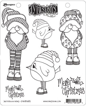 Ranger Dyan Reaveley Dylusions Stamps Just Robbin Along (DYR81685) (DISCONTINUED) Ranger Dyan Reaveley Dylusions Stamps Just Robbin Along (DYR81685) (DISCONTINUED)