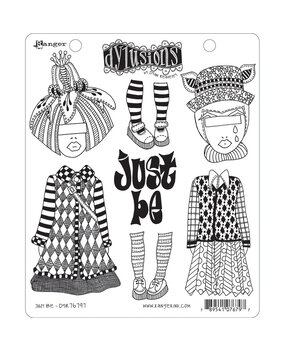 Ranger Dyan Reaveley Dylusions Stamps Just Be (DYR76797) (DISCONTINUED)