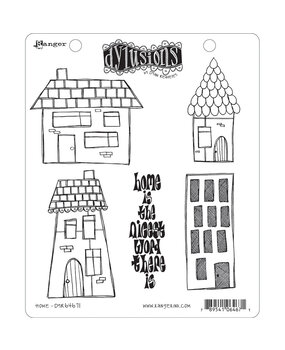 Ranger Dyan Reaveley Dylusions Stamps Home (DYR64671) (DISCONTINUED)