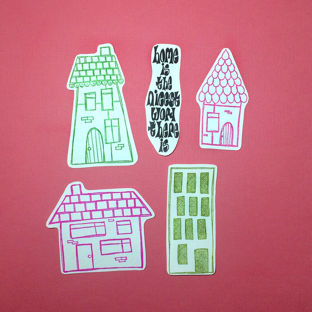 Ranger Dyan Reaveley Dylusions Stamps Home (DYR64671) (DISCONTINUED) Ranger Dyan Reaveley Dylusions Stamps Home (DYR64671) (DISCONTINUED)