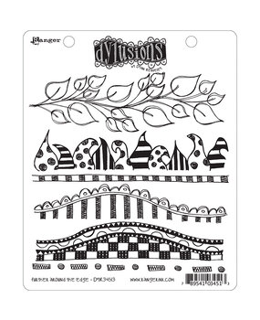 Ranger Dyan Reaveley Dylusions Stamps Further Around The Edge (DYR34513) (DISCONTINUED)