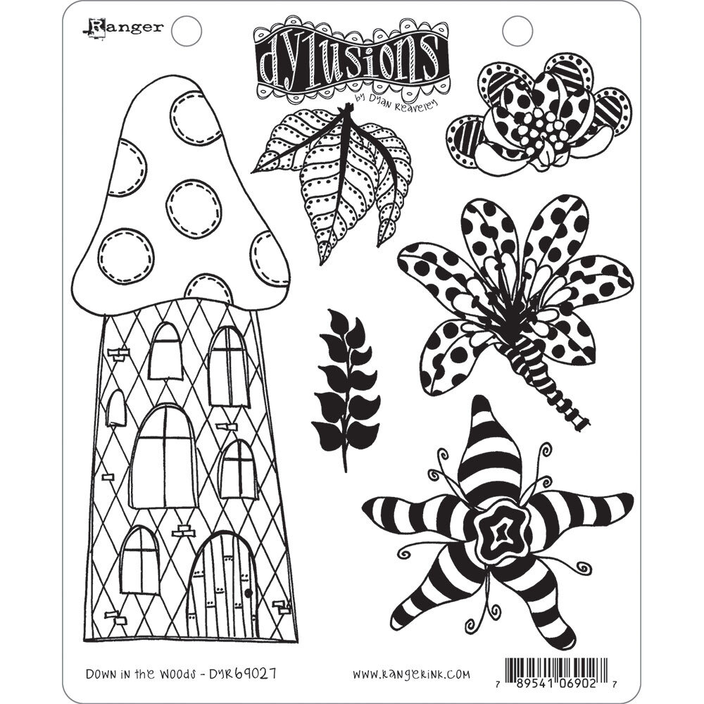 Ranger Dyan Reaveley Dylusions Stamps Down in the Woods (DYR69027) (DISCONTINUED) Ranger Dyan Reaveley Dylusions Stamps Down in the Woods (DYR69027) (DISCONTINUED)