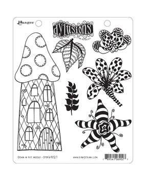 Ranger Dyan Reaveley Dylusions Stamps Down in the Woods (DYR69027) (DISCONTINUED)