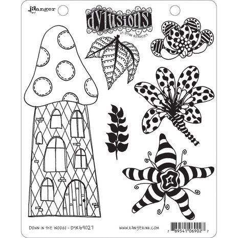 Ranger Dyan Reaveley Dylusions Stamps Down in the Woods (DYR69027) (DISCONTINUED) Ranger Dyan Reaveley Dylusions Stamps Down in the Woods (DYR69027) (DISCONTINUED)