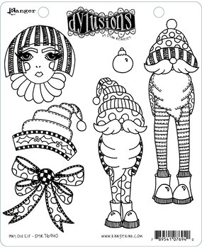 Ranger Dyan Reaveley Dylusions Stamps Any Old Elf (DYR76940) (DISCONTINUED)