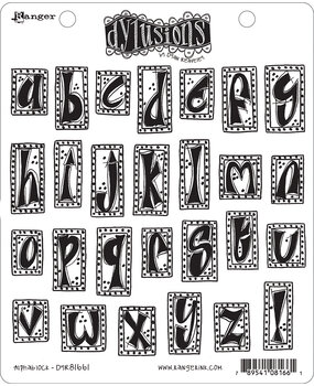 Ranger Dyan Reaveley Dylusions Stamps Alphablock (DYR81661) (DISCONTINUED)