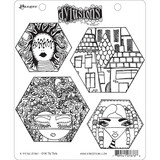 Ranger Dyan Reaveley Dylusions Stamps A Head Start (DYR76766) (DISCONTINUED)