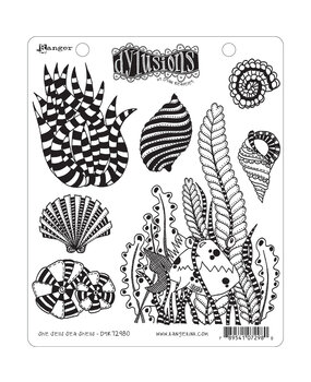 Ranger Dyan Reaveley Dylusions Stamps She Sells Sea Shells (DYR72980) (DISCONTINUED)