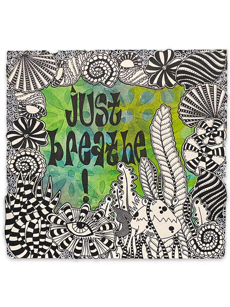 Ranger Dyan Reaveley Dylusions Stamps She Sells Sea Shells (DYR72980) (DISCONTINUED) Ranger Dyan Reaveley Dylusions Stamps She Sells Sea Shells (DYR72980) (DISCONTINUED)