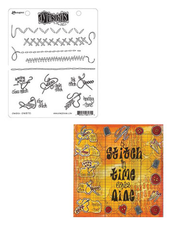 Ranger Dyan Reaveley Dylusions Stamps Sampler (DYR81715) (DISCONTINUED) Ranger Dyan Reaveley Dylusions Stamps Sampler (DYR81715) (DISCONTINUED)