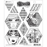 Ranger Dyan Reaveley Dylusions Stamps Quiltalicious (DYR76810) (DISCONTINUED)