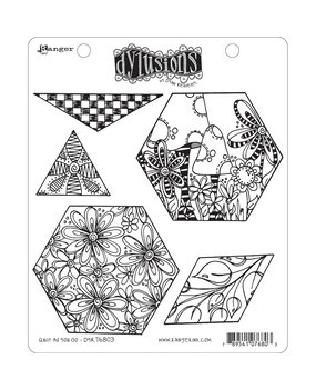 Ranger Dyan Reaveley Dylusions Stamps Quilt As You Go (DYR76803) (DISCONTINUED)
