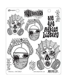 Ranger Dyan Reaveley Dylusions Stamps Pandemic (DYR76827) (DISCONTINUED)