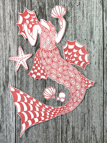 Ranger Dyan Reaveley Dylusions Stamps Merlady (DYR69041) (DISCONTINUED) Ranger Dyan Reaveley Dylusions Stamps Merlady (DYR69041) (DISCONTINUED)