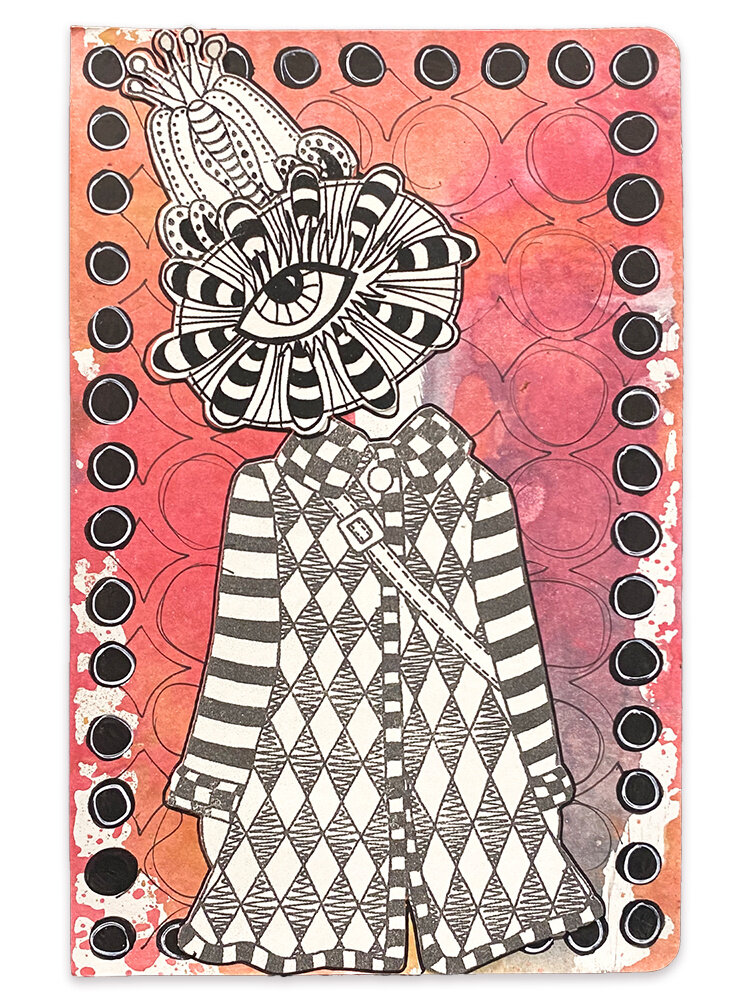 Ranger Dyan Reaveley Dylusions Stamps Maisie Lilly (DYR72973) (DISCONTINUED) Ranger Dyan Reaveley Dylusions Stamps Maisie Lilly (DYR72973) (DISCONTINUED)