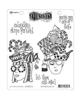 Ranger Dyan Reaveley Dylusions Stamps Let Them Eat Cake (DYR80275) (DISCONTINUED) Ranger Dyan Reaveley Dylusions Stamps Let Them Eat Cake (DYR80275) (DISCONTINUED)