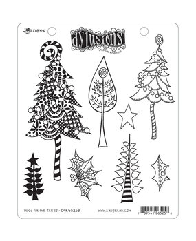 Ranger Dyan Reaveley Dylusions Stamps Wood for the Trees (DYR65258) (DISCONTINUED)