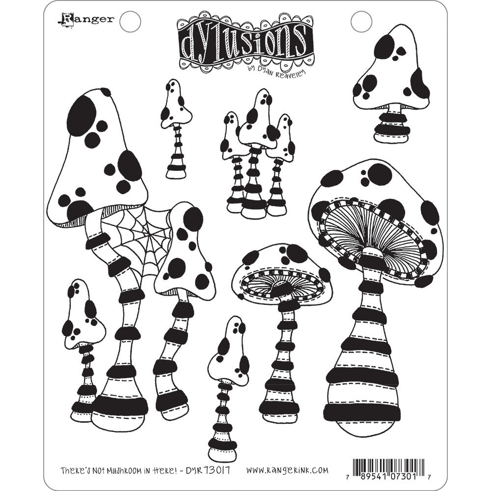 Ranger Dyan Reaveley Dylusions Stamps There's Not Mushroom in Here! (DYR73017) (DISCONTINUED) Ranger Dyan Reaveley Dylusions Stamps There's Not Mushroom in Here! (DYR73017) (DISCONTINUED)