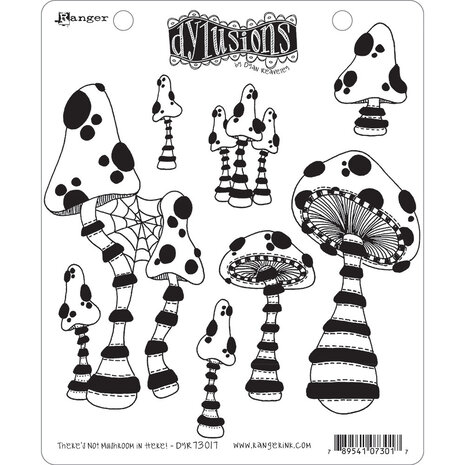 Ranger Dyan Reaveley Dylusions Stamps There's Not Mushroom in Here! (DYR73017) (DISCONTINUED) Ranger Dyan Reaveley Dylusions Stamps There's Not Mushroom in Here! (DYR73017) (DISCONTINUED)