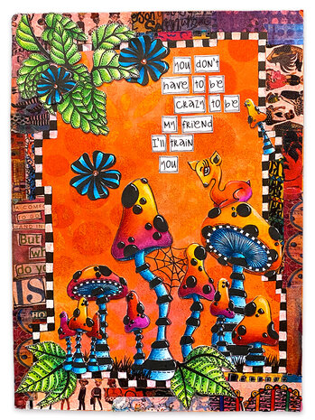 Ranger Dyan Reaveley Dylusions Stamps There's Not Mushroom in Here! (DYR73017) (DISCONTINUED) Ranger Dyan Reaveley Dylusions Stamps There's Not Mushroom in Here! (DYR73017) (DISCONTINUED)