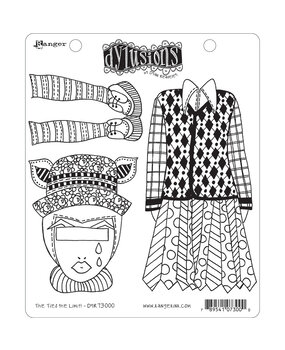 Ranger Dyan Reaveley Dylusions Stamps The Ties the Limit! (DYR73000) (DISCONTINUED)