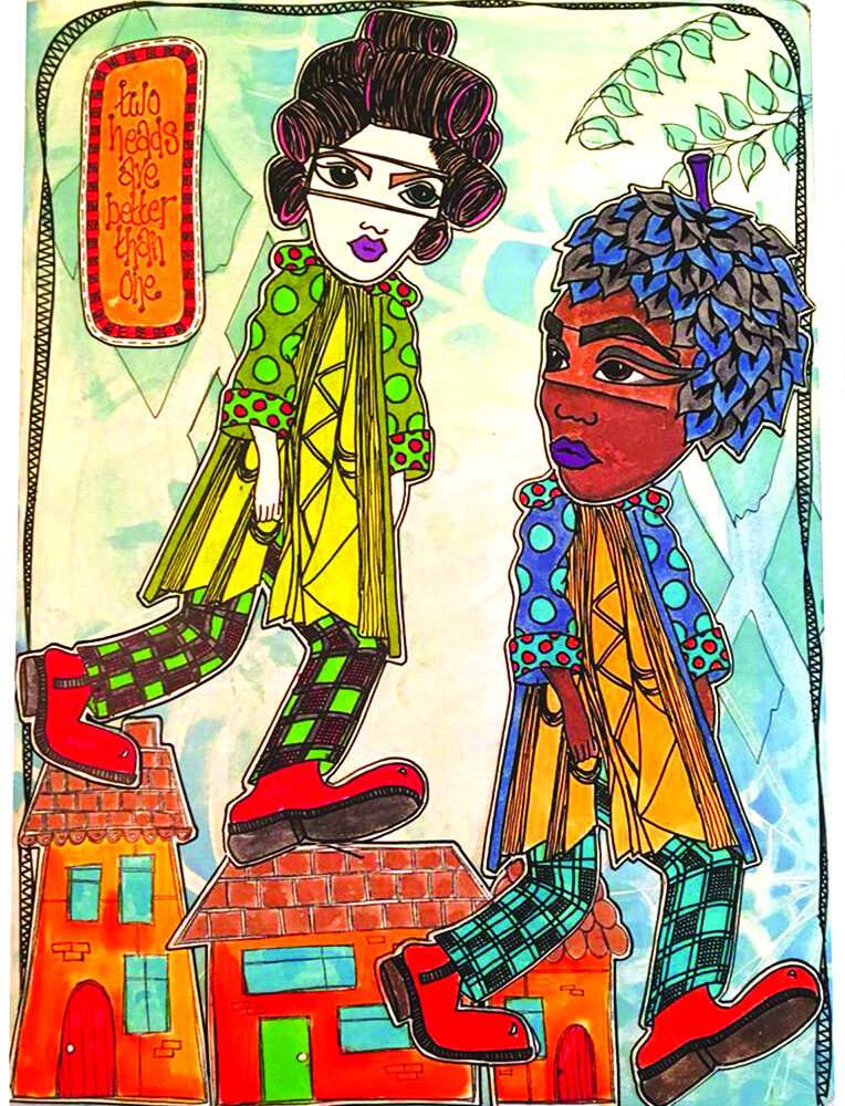 Ranger Dyan Reaveley Dylusions Stamps The Cat and I (DYR67016) (DISCONTINUED) Ranger Dyan Reaveley Dylusions Stamps The Cat and I (DYR67016) (DISCONTINUED)