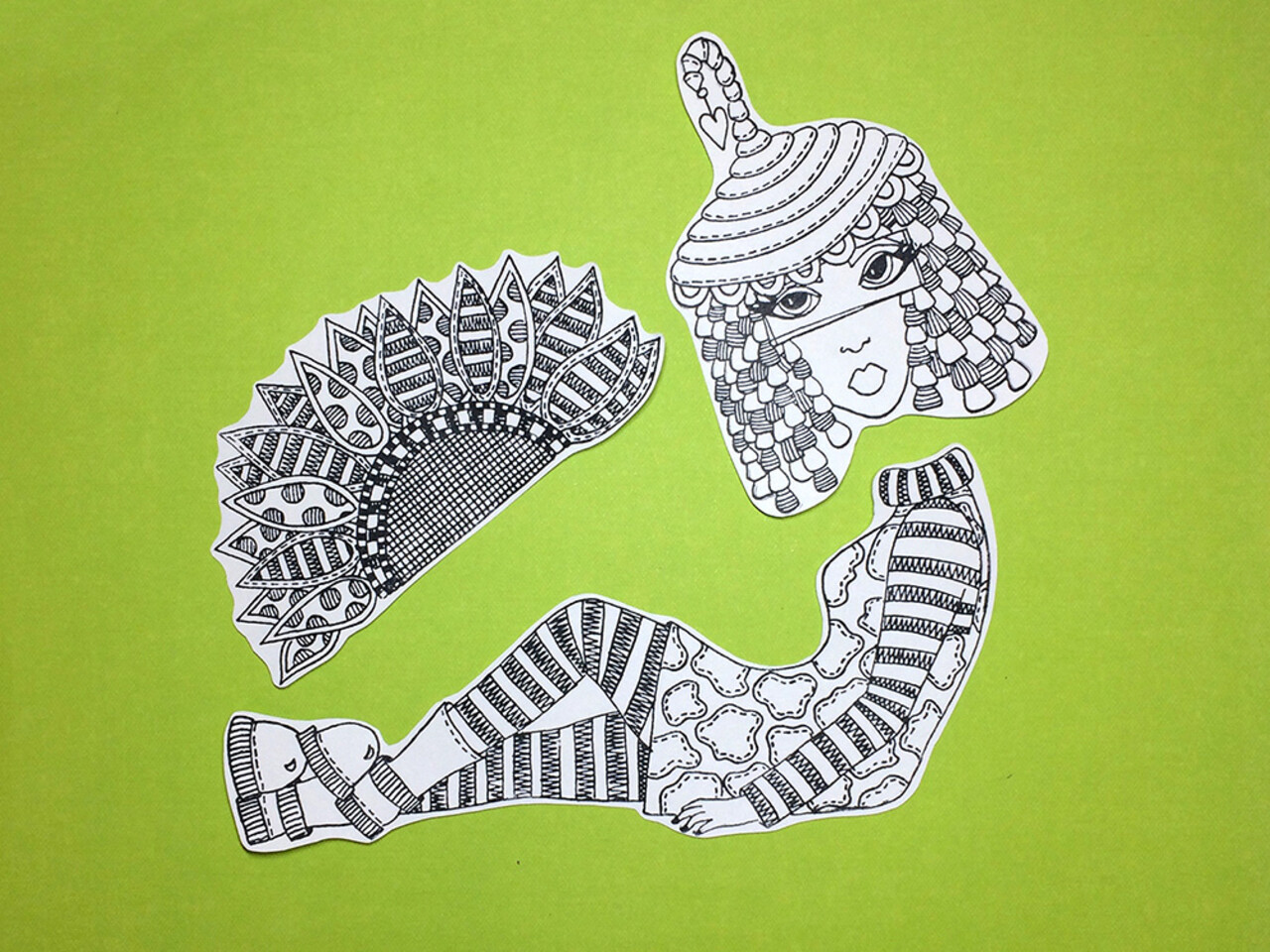 Ranger Dyan Reaveley Dylusions Stamps Sunshine Girl (DYR63230) (DISCONTINUED)