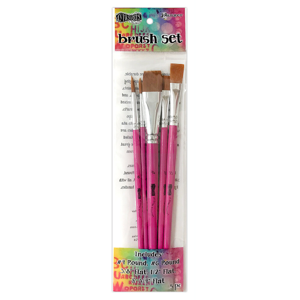 Ranger Dyan Reaveley Dylusions Brush Set (5pcs) (DYA78456) Ranger Dyan Reaveley Dylusions Brush Set (5pcs) (DYA78456)