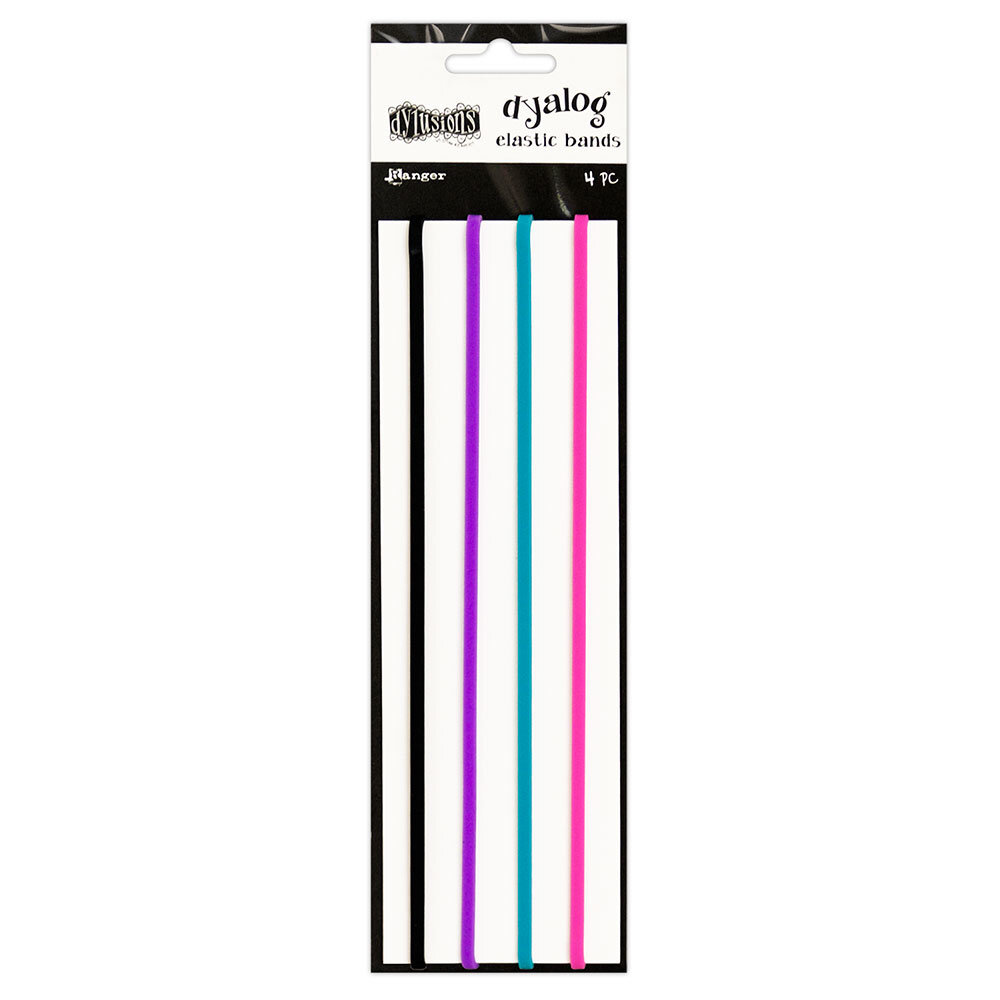 Ranger Dyan Reaveley Dylusions Dyalog Elastic Bands (4pcs) (DYT60550) (DISCONTINUED) Ranger Dyan Reaveley Dylusions Dyalog Elastic Bands (4pcs) (DYT60550) (DISCONTINUED)