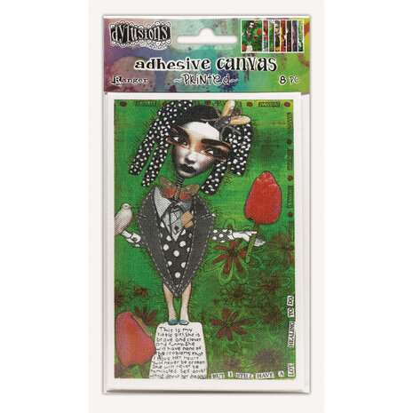 Ranger Dyan Reaveley Dylusions Adhesive Canvas Images Set 3 (8sheets) (DYA70733) Ranger Dyan Reaveley Dylusions Adhesive Canvas Images Set 3 (8sheets) (DYA70733)