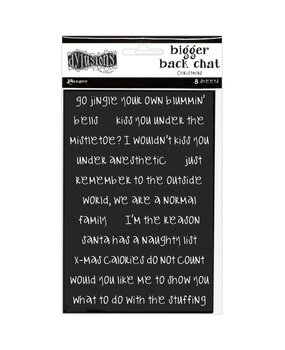 Ranger Dyan Reaveley Dylusions Bigger Back Chat Stickers Large Christmas 2 (DYA81807) (DISCONTINUED)