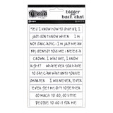 Ranger Dyan Reaveley Dylusions Bigger Back Chat Stickers Large White (DYA65456) (DISCONTINUED)