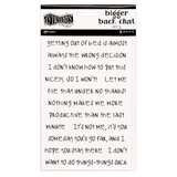 Ranger Dyan Reaveley Dylusions Bigger Back Chat Stickers Large White Set 2 (DYA68808) (DISCONTINUED)