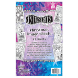 Ranger Dyan Reaveley Dylusions Christmas Image Sheets (24pcs) (DYA76636) (DISCONTINUED)