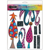 Ranger Dyan Reaveley Dylusions Collage Sheets Christmas 2 (24pcs) (DYA82071) (DISCONTINUED)