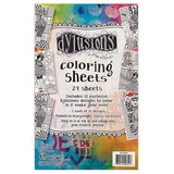 Ranger Dyan Reaveley Dylusions Coloring Sheets (2x12pcs) (DYA48428) (DISCONTINUED)