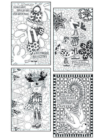 Ranger Dyan Reaveley Dylusions Colouring Sheets 2 (2x12pcs) (DYA53903) (DISCONTINUED) Ranger Dyan Reaveley Dylusions Colouring Sheets 2 (2x12pcs) (DYA53903) (DISCONTINUED)
