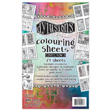 Ranger Dyan Reaveley Dylusions Colouring Sheets 3 (2x12pcs) (DYA55433) (DISCONTINUED)