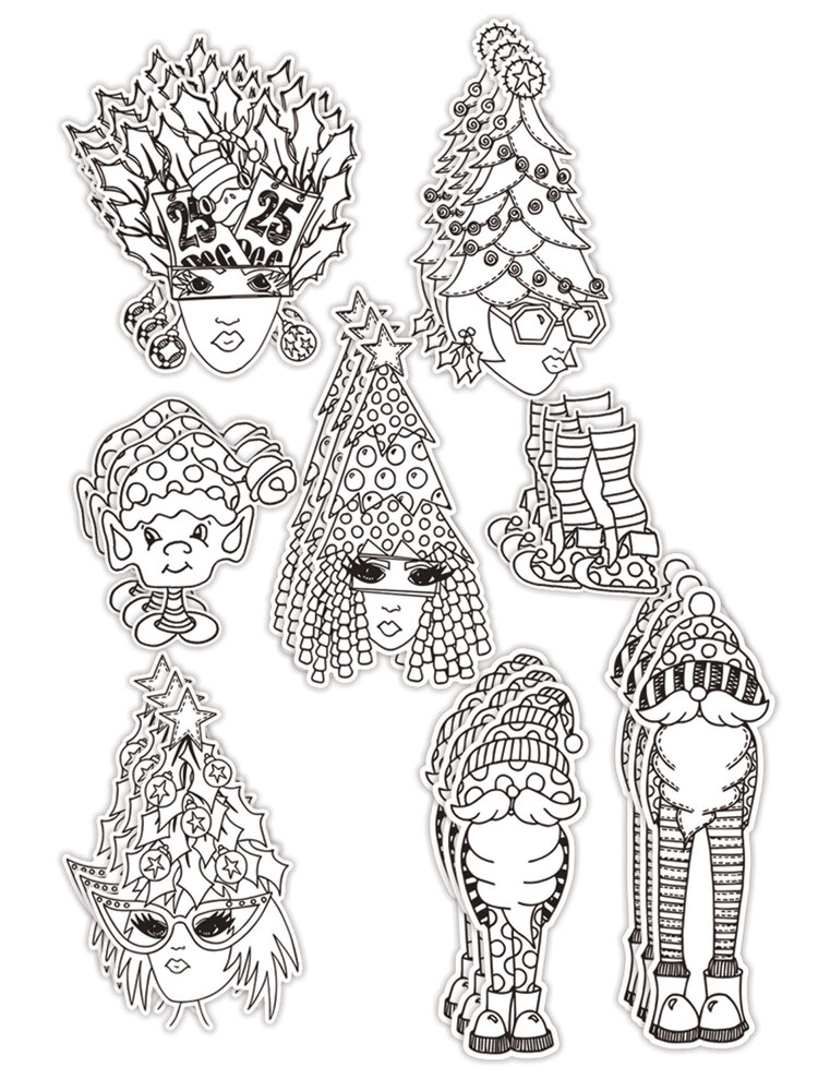 Ranger Dyan Reaveley Dylusions Dy Cuts Christmas Me Peeps (DYA81548) (DISCONTINUED) Ranger Dyan Reaveley Dylusions Dy Cuts Christmas Me Peeps (DYA81548) (DISCONTINUED)