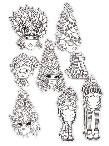 Ranger Dyan Reaveley Dylusions Dy Cuts Christmas Me Peeps (DYA81548) (DISCONTINUED) Ranger Dyan Reaveley Dylusions Dy Cuts Christmas Me Peeps (DYA81548) (DISCONTINUED)