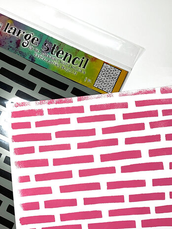 Ranger Dyan Reaveley Dylusions Stencil L Slats (DYS68723) (DISCONTINUED) Ranger Dyan Reaveley Dylusions Stencil L Slats (DYS68723) (DISCONTINUED)