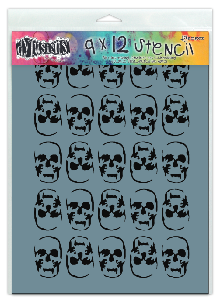 Ranger Dyan Reaveley Dylusions Stencil L Skulls (DYS45458) (DISCONTINUED) Ranger Dyan Reaveley Dylusions Stencil L Skulls (DYS45458) (DISCONTINUED)