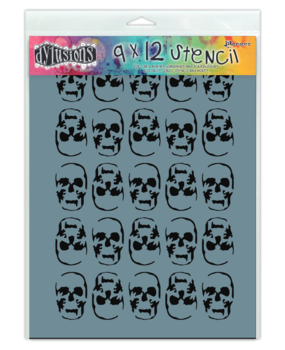 Ranger Dyan Reaveley Dylusions Stencil L Skulls (DYS45458) (DISCONTINUED)