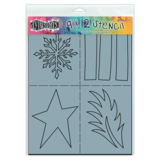 Ranger Dyan Reaveley Dylusions Stencil L Shapes (DYS44291) (DISCONTINUED)