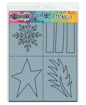 Ranger Dyan Reaveley Dylusions Stencil L Shapes (DYS44291) (DISCONTINUED)