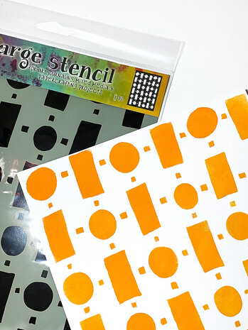 Ranger Dyan Reaveley Dylusions Stencil L Retro (DYS68716) (DISCONTINUED) Ranger Dyan Reaveley Dylusions Stencil L Retro (DYS68716) (DISCONTINUED)