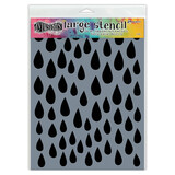Ranger Dyan Reaveley Dylusions Stencil L Raindrops (DYS52302) (DISCONTINUED)