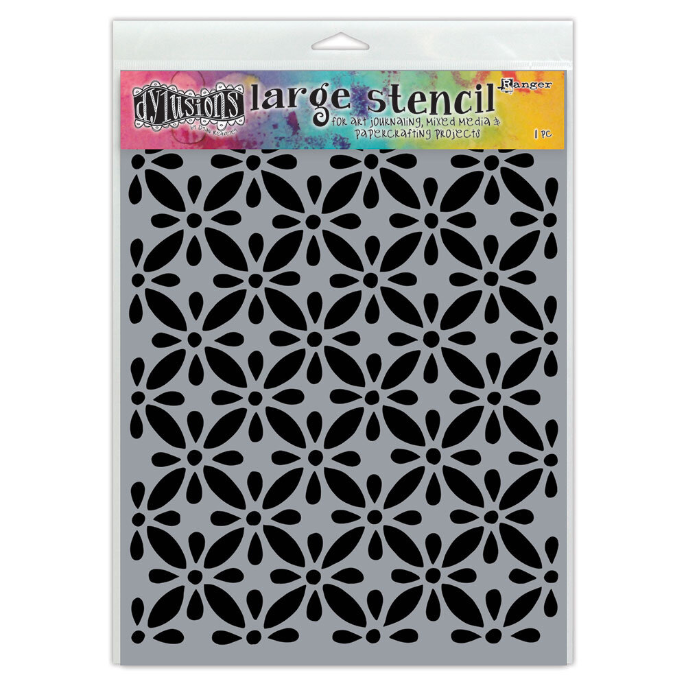 Ranger Dyan Reaveley Dylusions Stencil L Quilts (DYS68709) (DISCONTINUED)