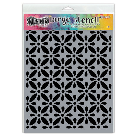 Ranger Dyan Reaveley Dylusions Stencil L Quilts (DYS68709) (DISCONTINUED)